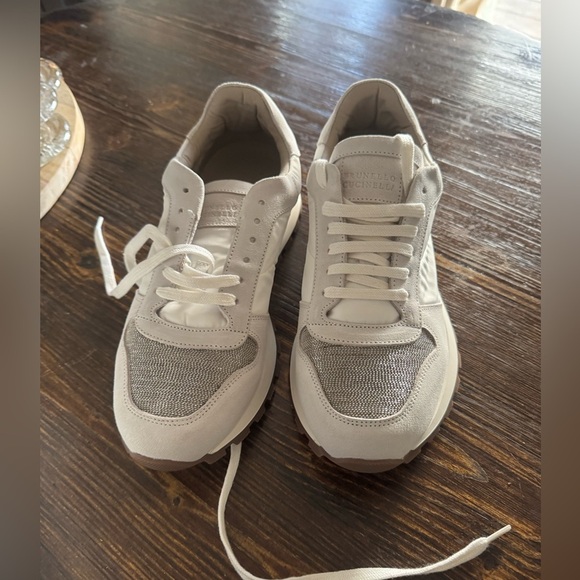 Brunello Cucinelli White Sneakers - Picture 1 of 8